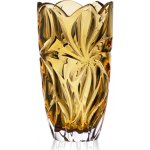 Aurum Crystal Váza FLORA amber 280 mm – Hledejceny.cz