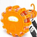 Carmotion Výstražné světlo s magnetem a háčkem, 12 LED + 3 LED – Sleviste.cz