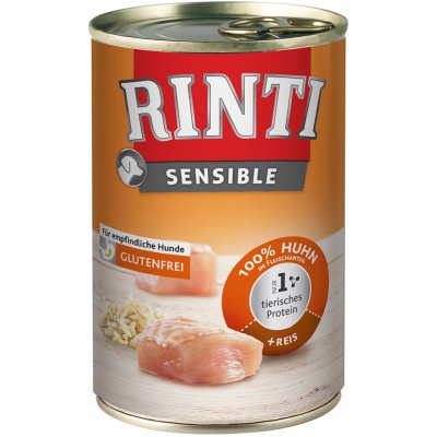 Rinti Sensible kuřecí maso rýže 12 x 400 g – Zboží Mobilmania