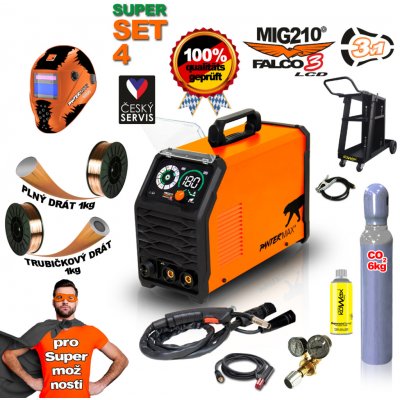 PANTERMAX MIG210FALCO 3 LCD SET4 MIG/MMA/TIG – Hledejceny.cz