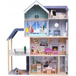 Ecotoys Dřevěný domeček pro panenky rezidence Maya – Zboží Dáma