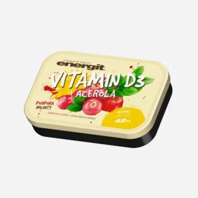 Energit Vitamin D3 + acerola 6 x 42 tablet – Hledejceny.cz