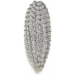 Vlnitý kanekalon ARIEL 55cm, 300g - SILVER – Zboží Dáma