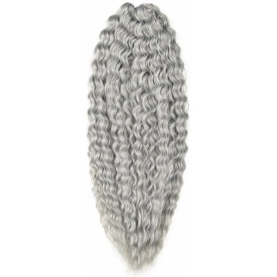 Vlnitý kanekalon ARIEL 55cm, 300g - SILVER – Zboží Dáma