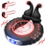 SuperLove Dual Motor Tickling Vibrating Ring Black – Zboží Mobilmania