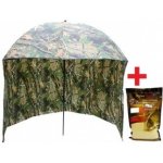 NGT Deštník s bočnicí kamuflážní 220 cm – Zboží Mobilmania