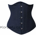 Korzety.cz Extra stahovací bavlněný pasový korzet pro pas modrý – Zboží Mobilmania