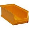 Úložný box Allit Plastový box PP 7,5 x 10,2 x 21,5 cm žlutý
