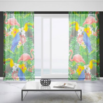 IMPAR Záclony Tropical (Rozměr záclony: 150x250) – Zboží Mobilmania