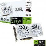 Asus GeForce RTX 5060 Ti DUAL OC WHITE 16GB GDDR7 90YV0MH6-M0NA00 – Zboží Živě