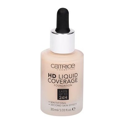 Catrice HD Liquid Coverage Foundation make-up 10 Light Beige 30 ml – Zboží Mobilmania