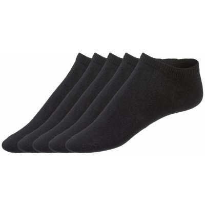Esmara dámské nízké ponožky s BIO bavlnou 5 párů černá – Zboží Dáma