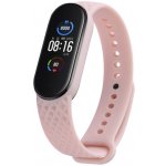 Xiaomi Mi Band 5/6 náhradní náramek Diamantový vzor Pastelově růžová MBSCZ-5DV010 – Hledejceny.cz