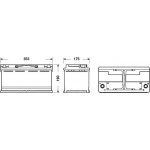 Exide AGM 12V 96Ah 850A EK960 – Hledejceny.cz