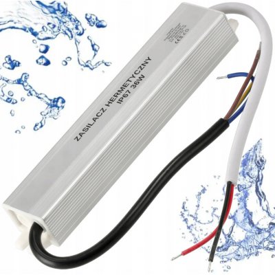 BERGE LED hermetický zdroj - 24V - 36W - 1,5A - IP67 PS-WP-24V-36W – Hledejceny.cz