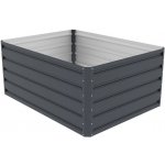 Vyvýšený záhon G21 Daisy 120 x 90 x 52 cm plechový antracitový – Zboží Mobilmania
