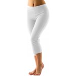 Gina 7/8 kalhoty šité klasické jednobarevné 95004P bílé – Zboží Mobilmania