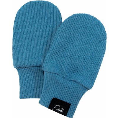Esito Kojenecké rukavice žebrované Color Blue – Sleviste.cz
