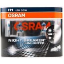 Osram Night Breaker Unlimited H1 P14,5s 12V 55W 2 ks