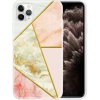 Pouzdro a kryt na mobilní telefon Apple PROTEMIO 17915 GEOMETRIC ART TPU Ochranný kryt Apple iPhone 11 Pro Max MARBLE JADE