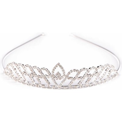 Štrasová čelenka / korunka do vlasů Varianta: 1 crystal, Balení: 1 ks – Zbozi.Blesk.cz