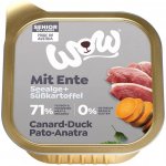 WOW Senior Dog kachní s batáty 11 x 150 g – Sleviste.cz