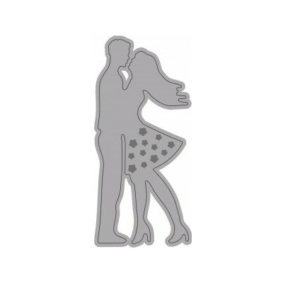 Wiler Vyřezávací šablona zamilovaný pár 1 ks – Zboží Dáma