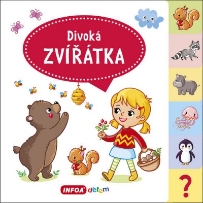 Divoká zvířátka - Velká knížka se záložkami – Hledejceny.cz