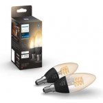 Philips Chytrá žárovka Hue Bluetooth, filament, 4,5W, E14, White, 2ks – Hledejceny.cz