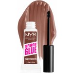NYX Professional Makeup The Brow Glue Instant Brow Styler tónovací gel na obočí s extrémní fixací 03 Medium Brown 5 g – Zboží Dáma