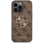 Pouzdro Guess PU 4G Metal Logo iPhone 14 Pro hnědé – Hledejceny.cz