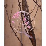 Paris Dekorace Ratanové věnečky růže lila – Zboží Dáma