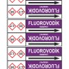 Piktogram Značení potrubí, fluorovodík