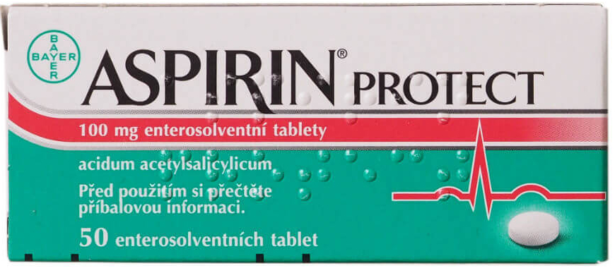 Aspirin protect 100 por.tbl.ent. 50 x 100 mg od 88 Kč - Heureka.cz