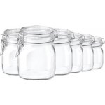 zavařovací sklenice Bormioli Rocco Fido patentní obloučkový uzávěr 6 ks x 750ml – Sleviste.cz