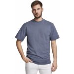 Urban Classics Prodloužené bavlněné rovné pánské triko modrá vintage – Sleviste.cz