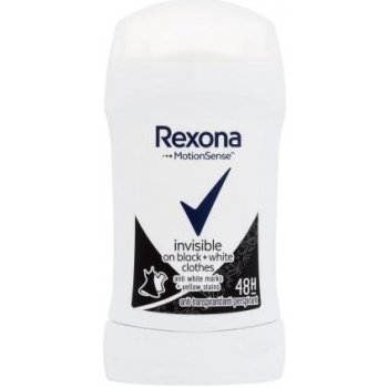 Rexona Motionsense Invisible Black + White deostick 40 ml