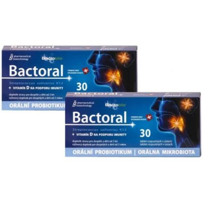 Bactoral + Vitamín D 2 x 30 tablet – Hledejceny.cz