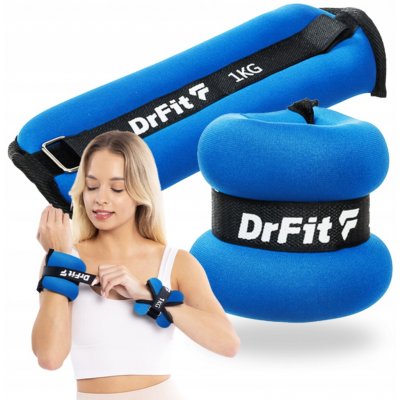 DrFit zátěže na kotníky a zápěstí 2x 1kg – Hledejceny.cz