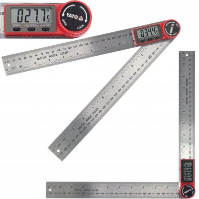 YATO Elektronický úhloměr 300mm YT-71004 – Zboží Mobilmania