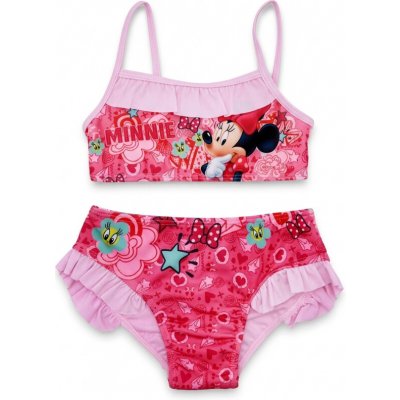 Dívčí plavky Minnie dvojdílné sv.růžová – Zboží Dáma