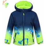 KUGO Chlapecká zimní bunda FB0320 tmavě modrá / signální Modrá tmavě – Zboží Dáma