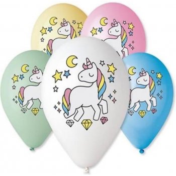 Balónky 30 cm mix barev Jednorožec Unicorn
