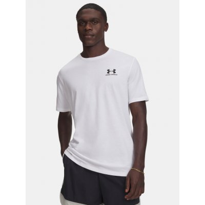 Under Armour tričko Sportstyle Left Chest Ss pánské černá bílá – Zboží Dáma