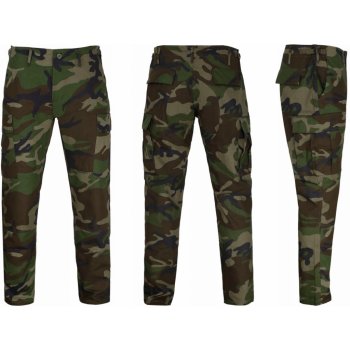 Kalhoty Teesar US BDU slim fit polní woodland