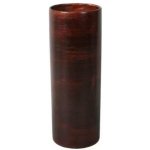 Váza H WOOD v30cm/tm. hnědá mat – Hledejceny.cz
