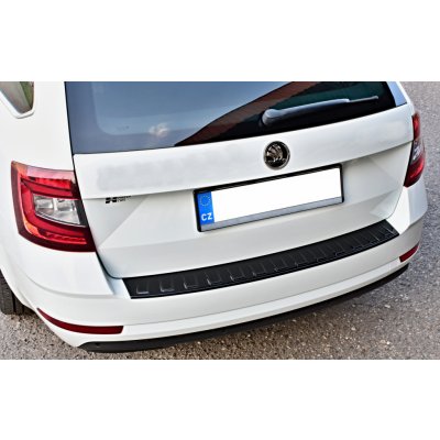 ŠKODA OCTAVIA III COMBI facelift-OCHRANNÝ KRYT ZADNÍHO NÁRAZNÍKU - design VV - GLOSSY BLACK O3CFL-RBSILL-VV-GLS – Zboží Mobilmania