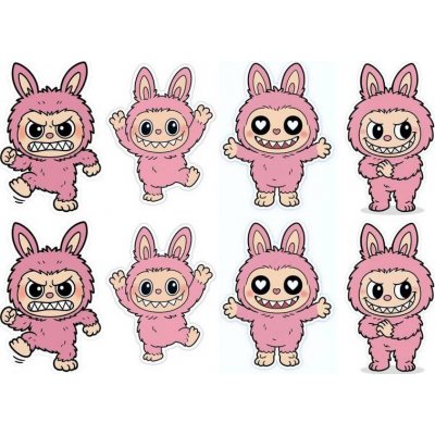 Jedlý papír k vystříhnutí Labubu růžový - Pictu Hap – Sleviste.cz