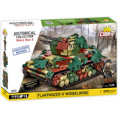 COBI 2593 World War II Samohybný protiletadlový kanón Flakpanzer IV WIRBELWIND – Zboží Dáma