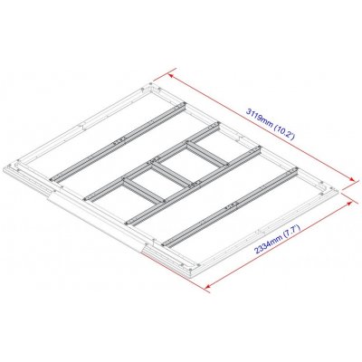 Duramax Kovová nosná konstrukce II Colossus 10x8 – Zboží Mobilmania